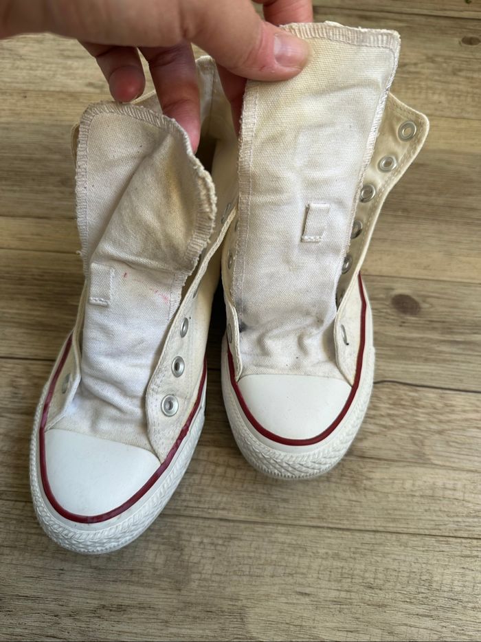 Converse  haute taille 39 sans lacets - photo numéro 4