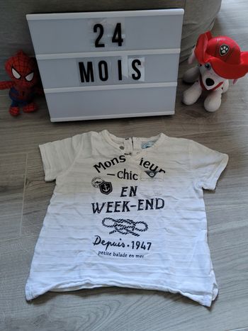 T-shirt 24 mois
