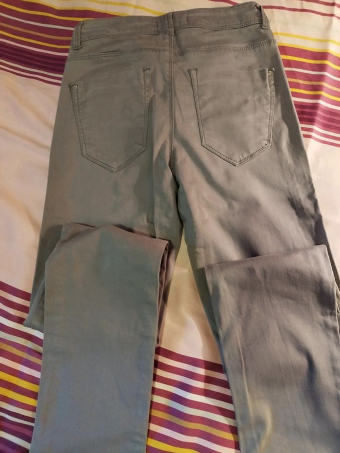 Pantalon slim gris - photo numéro 2