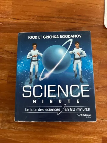 Livre science, minute le tour des sciences en 80 minutes