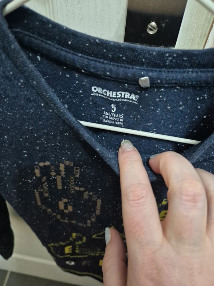 T shirt marine - photo numéro 2