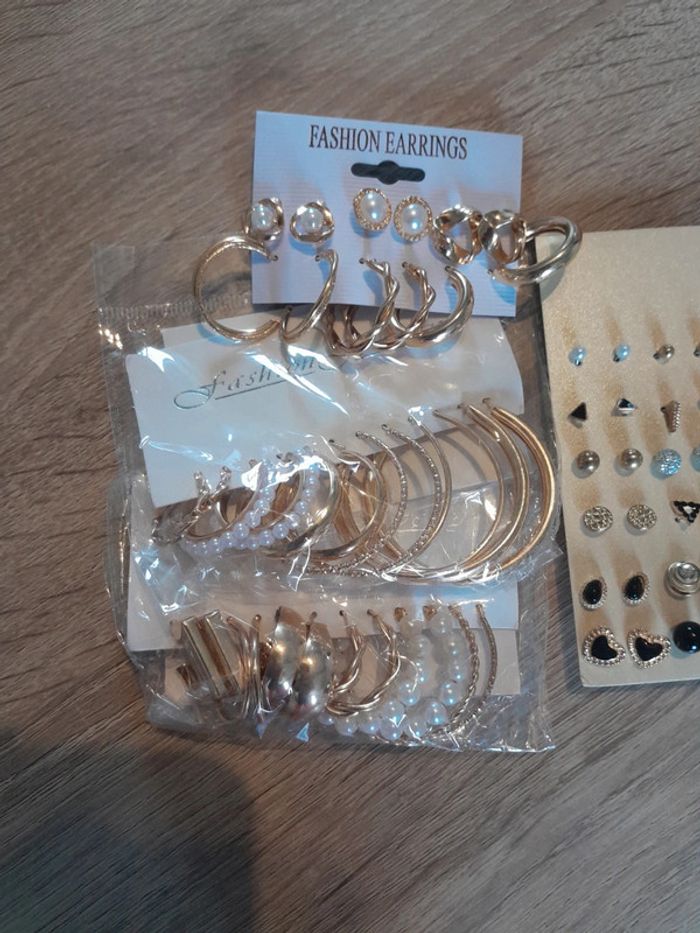 Gros lot boucles d'oreilles - photo numéro 3