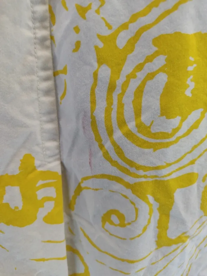 Trench - Not The Same blanc et Jaune vintage à motifs - A271 - photo numéro 7