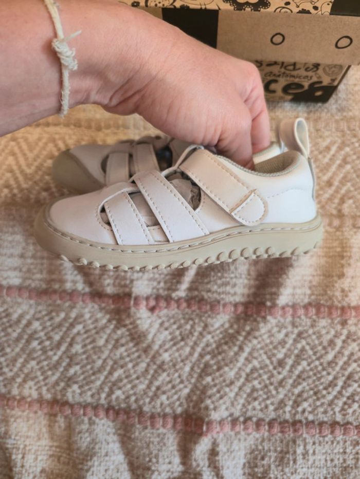 Sandales Irta Rocker blanches Zapato Feroz 24 ppn barefoot - photo numéro 5