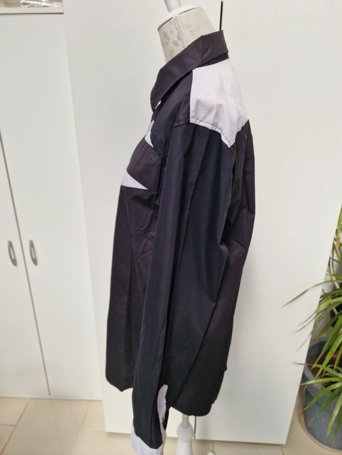 Chemise Bicolore Noire Et Blanche - photo numéro 3