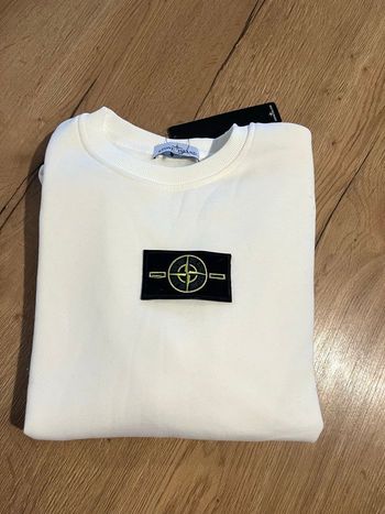 Pull stone Island blanc 
