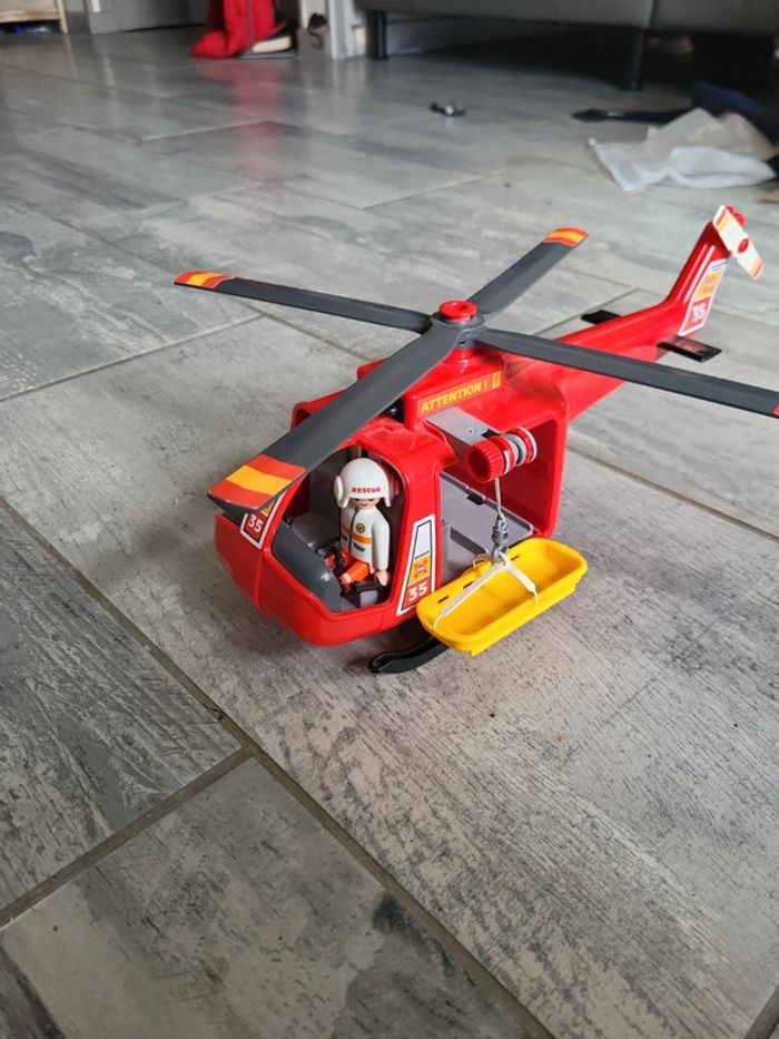 Playmobil hélicoptère - photo numéro 3