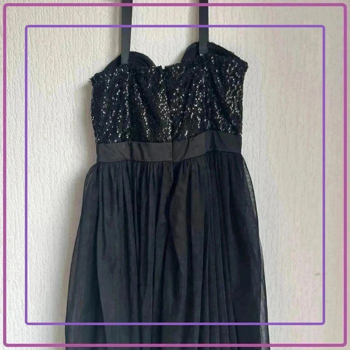 Robe avec sequins , Jennyfer, taille M voile et tissus - photo numéro 3