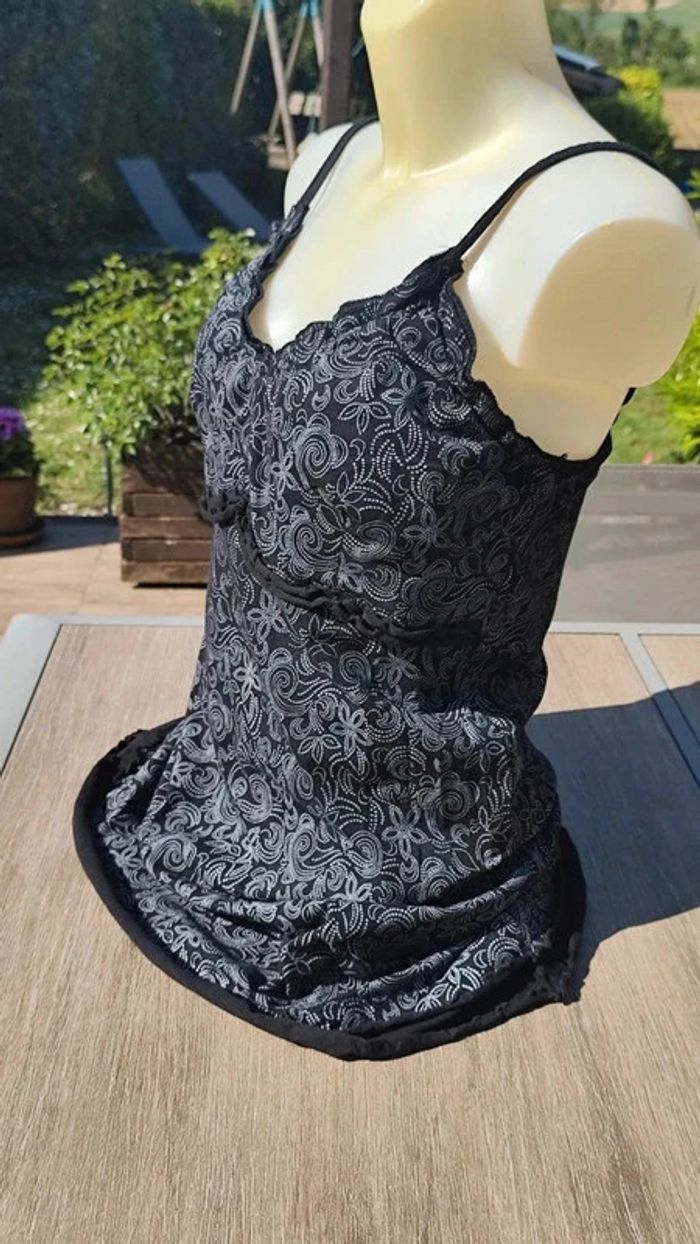 Nuisette noire et argentée gothique T42/44 - Blancheporte - photo numéro 2