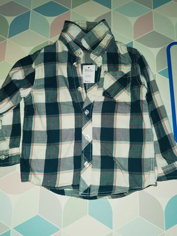 D1419 - chemise garçon 36 mois