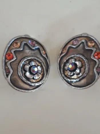 Boucles d'oreilles à pinces vintage