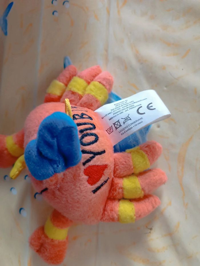 Peluche crabe i love you - photo numéro 2