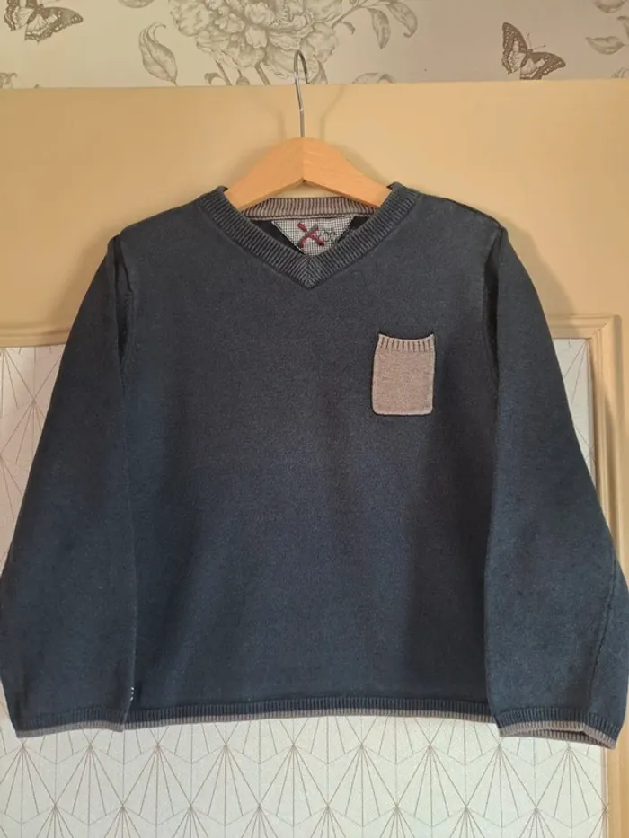 Pull bleu garçon tbe ycc 6 ans