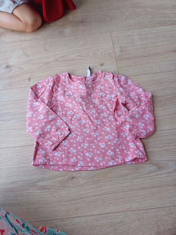 Blouse 18m fleurie