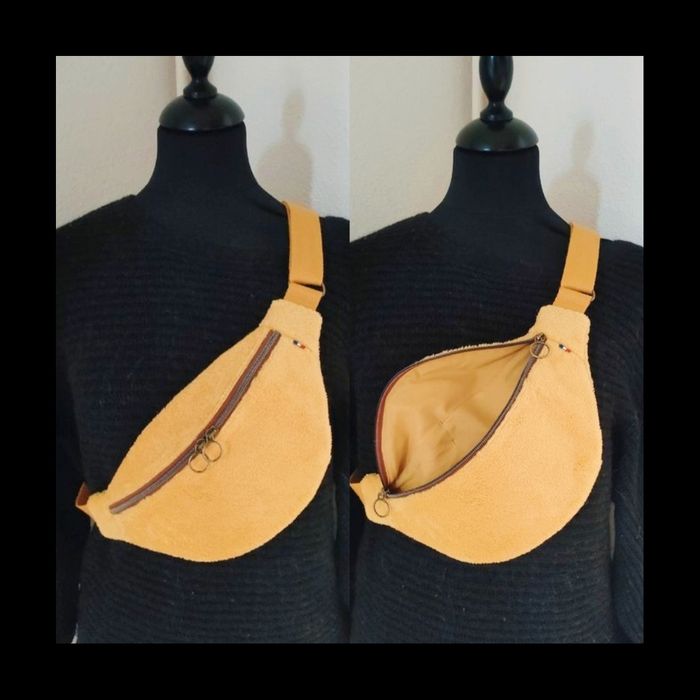 Sac banane bandoulière jaune