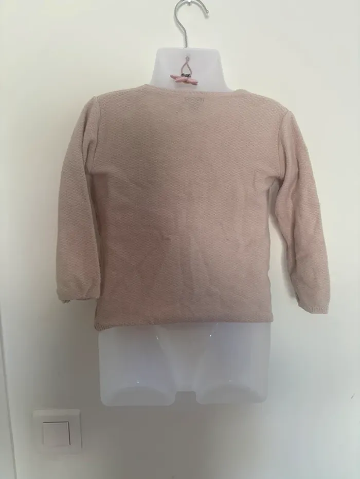 Gilet Kiabi 24 Mois - Rose - Bon État - photo numéro 2
