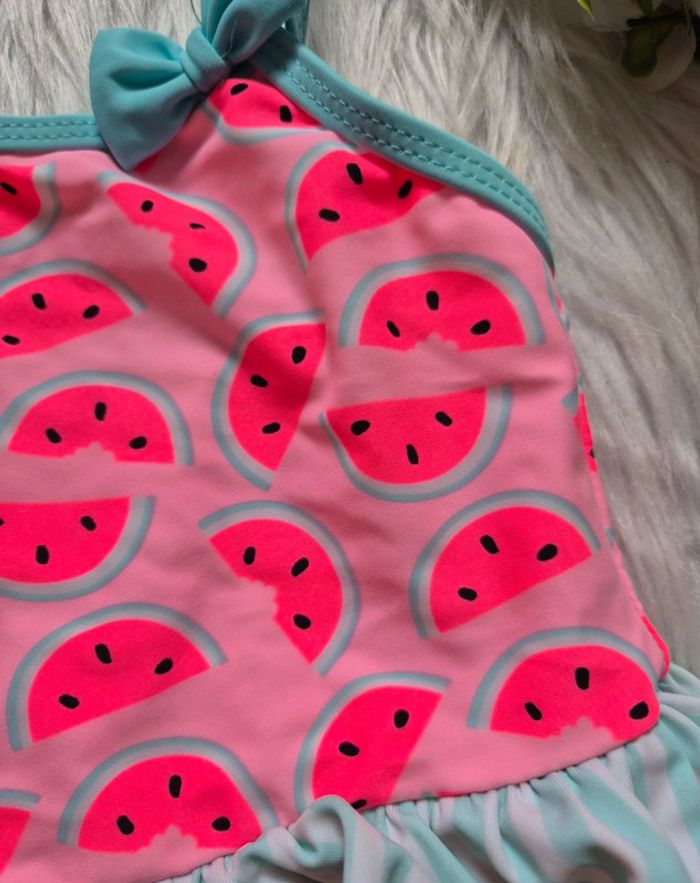 Maillot de bain bébé 6-9 mois – Motif pastèque - photo numéro 2