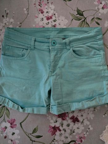 Short bleu turquoise 36