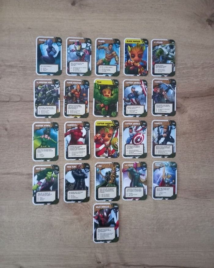 Cartes " Marvel 2024 " 41 + 3. - photo numéro 2