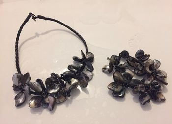 Parure collier +bracelet