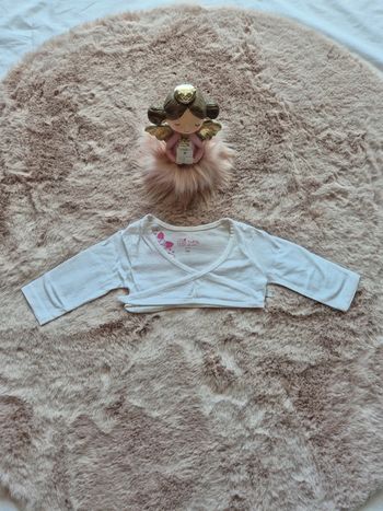 Boléro  blanc gémo  3 mois