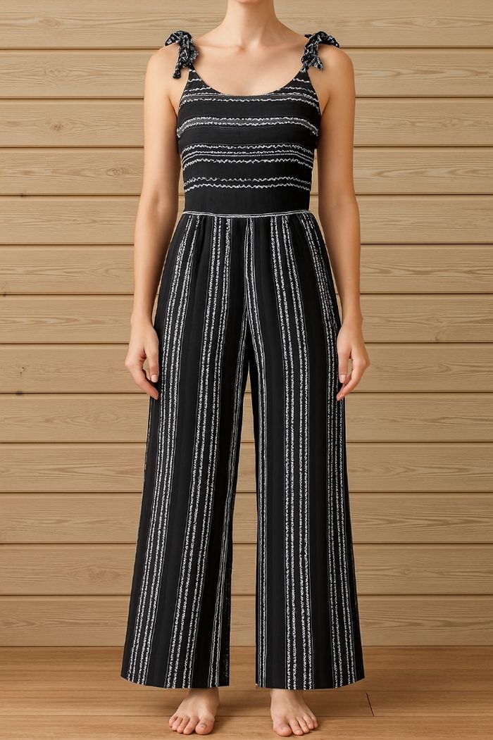 Combinaison Longue Femme – Patte d’Éléphant – Taille 40