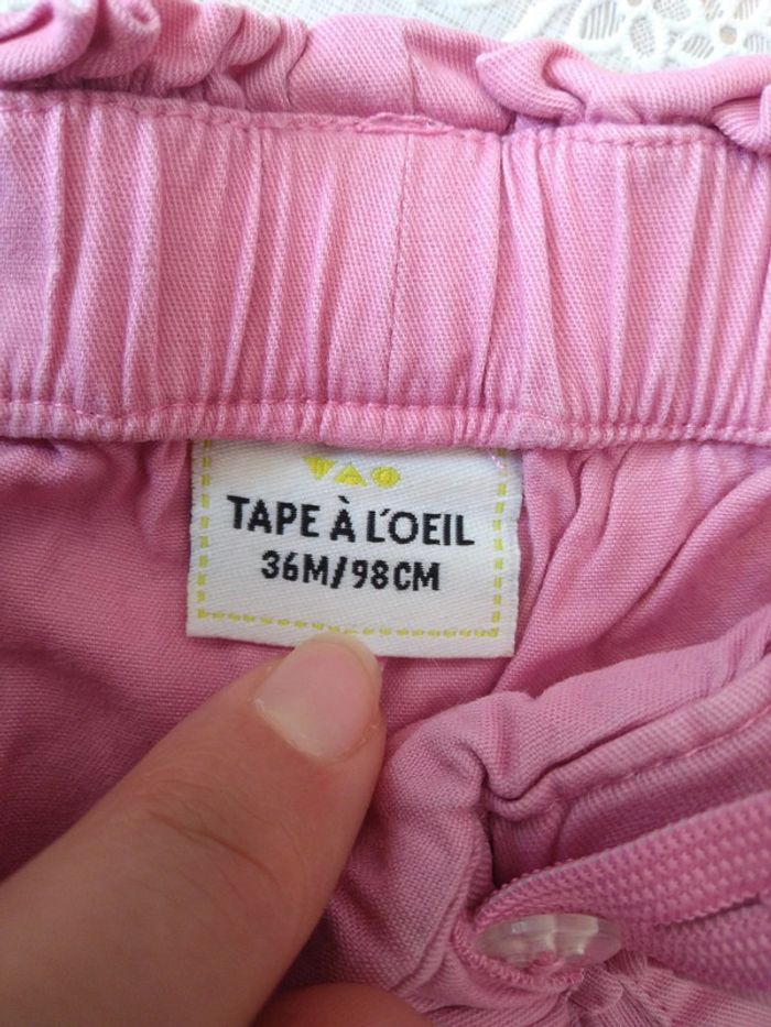 Pantalon léger rose 3 ans - photo numéro 6