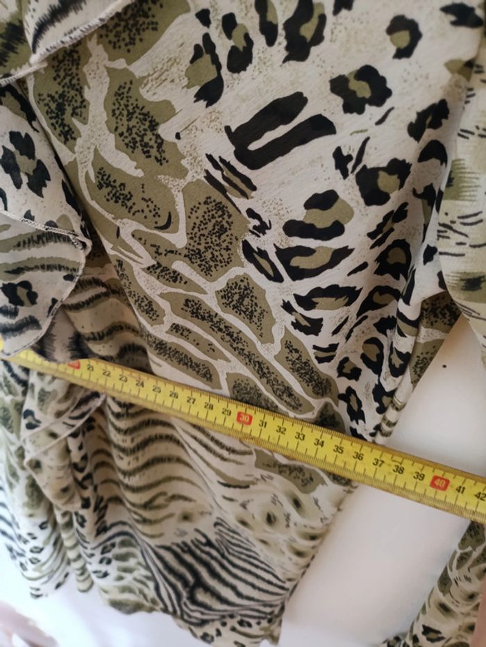 Chemise fluide imprimé animal – Xinhua vintage motif old school - photo numéro 4