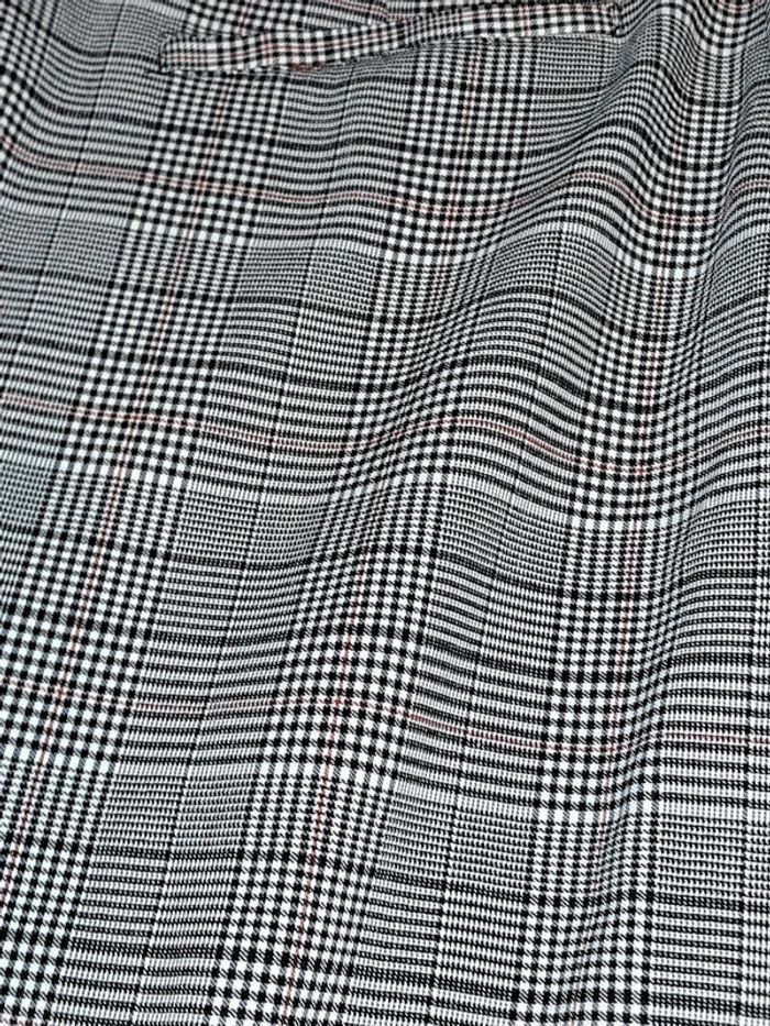 Pantalon gris à carreaux ferme 44 - photo numéro 2