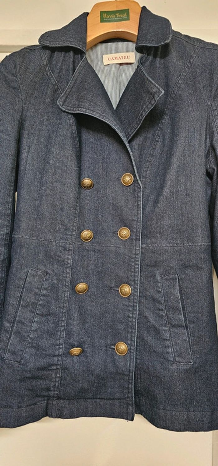 Veste en jean coton Camaïeu T36 - photo numéro 4