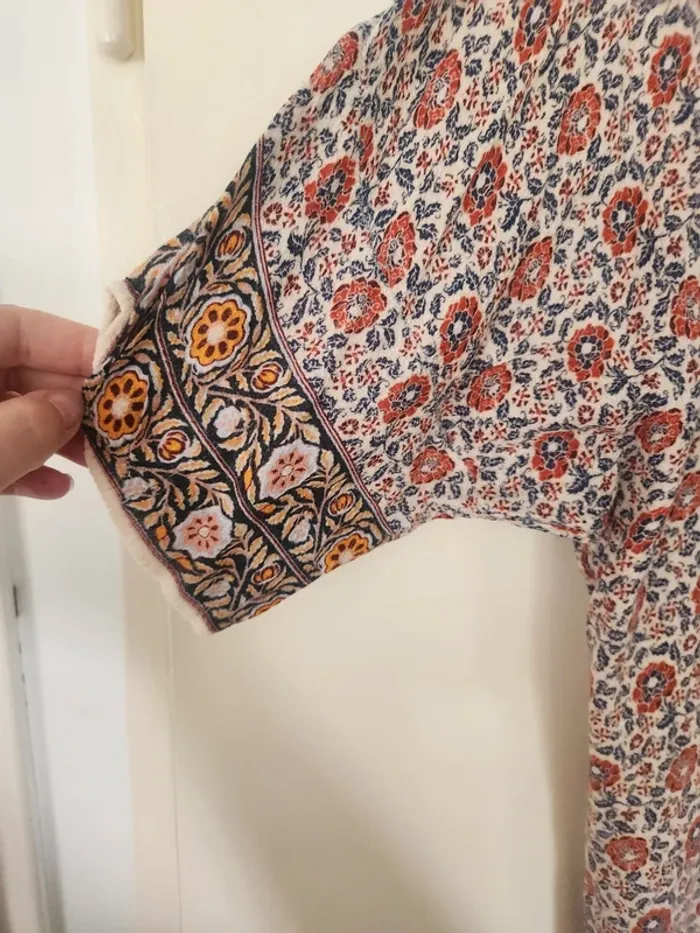 Jolie blouse motifs floraux Promod - photo numéro 3