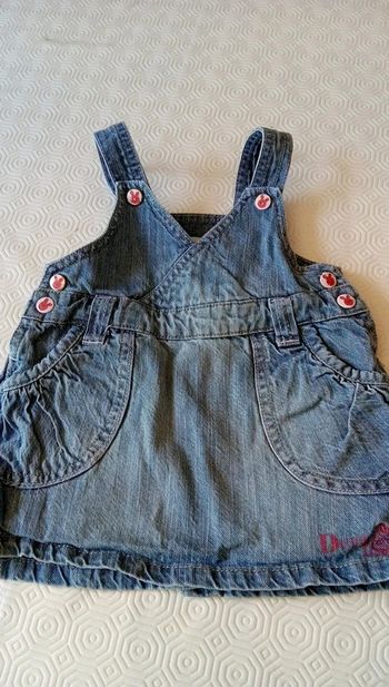 Robe salopette jean 6 mois