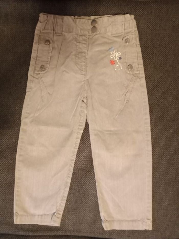 Pantalon léger gris blue girl