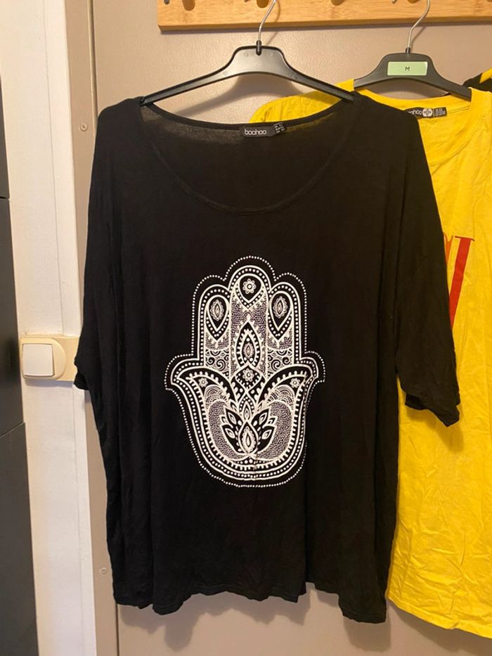 Lot de 3 t-shirt été grande taille femme - photo numéro 3