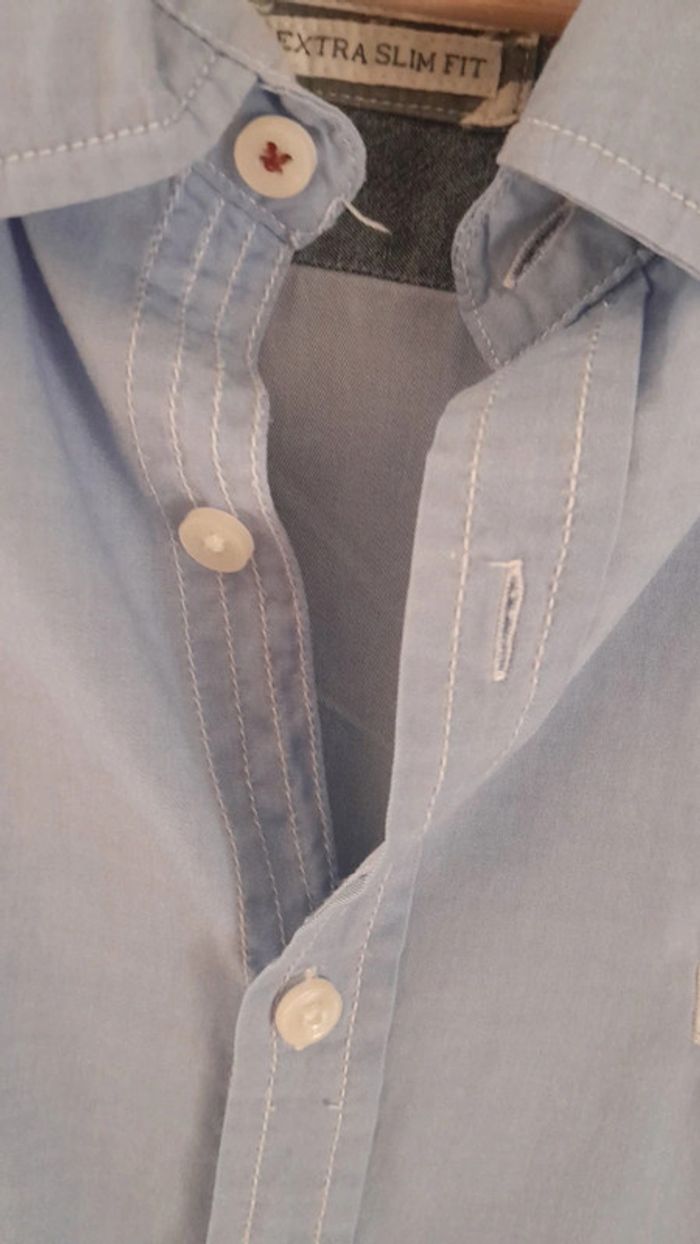 Chemise bleue homme - photo numéro 4