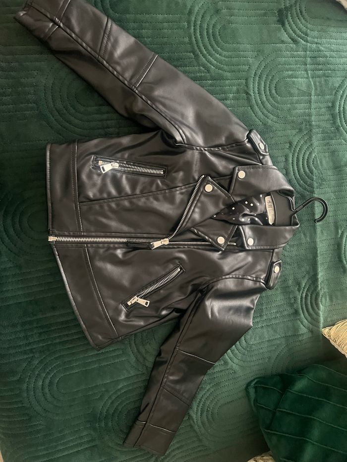 Blouson perfecto effet cuir h&m