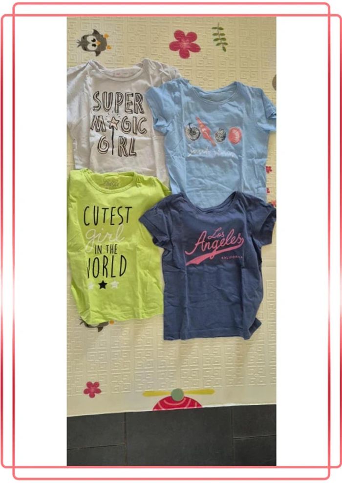 Lot de 4 Tee-shirt