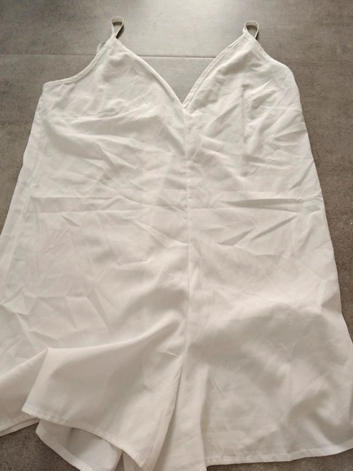 Robe Zara trafaluc style bohème blanc cassé avec fond de robe Taille M - photo numéro 9