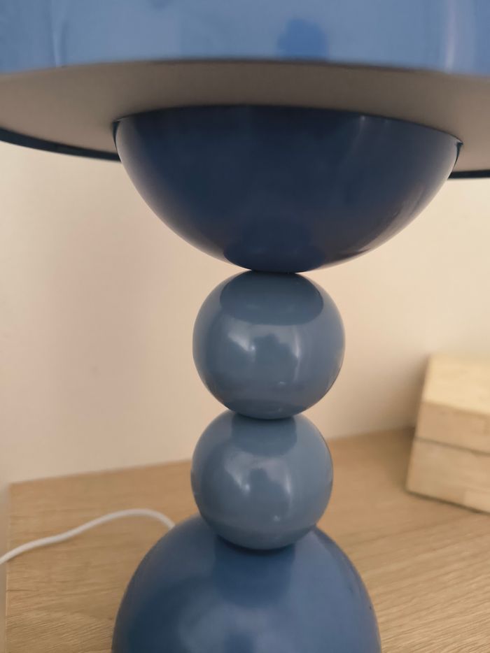 Lampe bleu - photo numéro 5