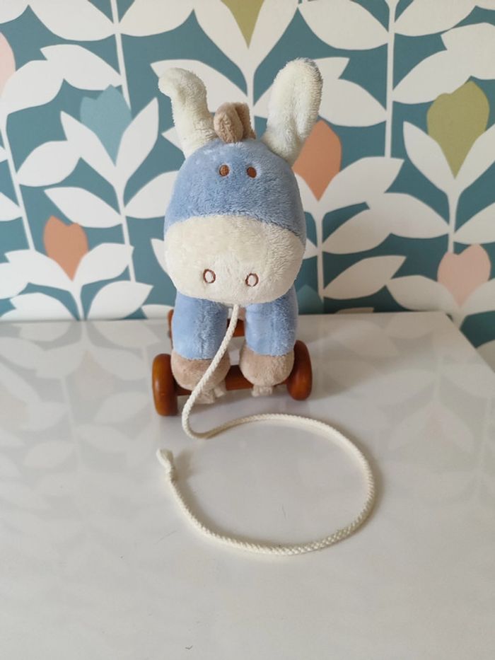 Peluche doudou cheval à roulettes noukie's - photo numéro 3