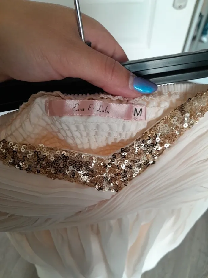 Robe bustier beige - photo numéro 3
