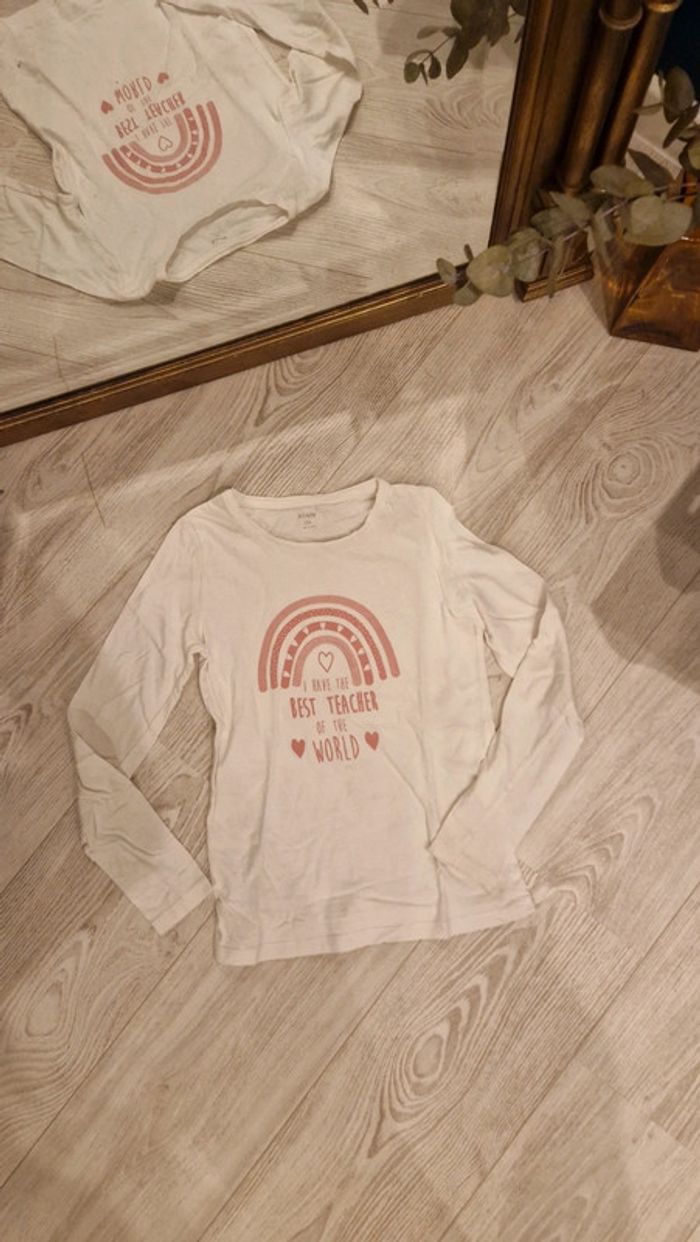 Tee shirt manches longues Kiabi 🌸 10 ans