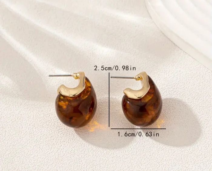 🌼Boucles d’oreilles en résine🌼 - photo numéro 3