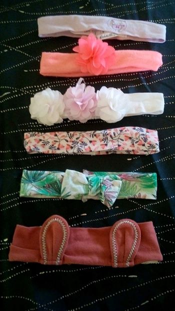 Bandeaux taille 3/6 mois