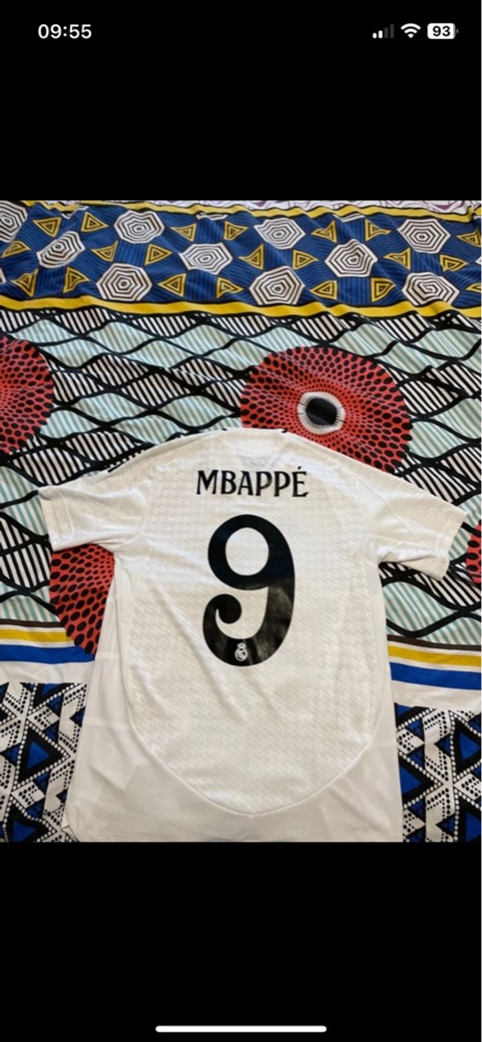 M bappe réal Madrid authentique