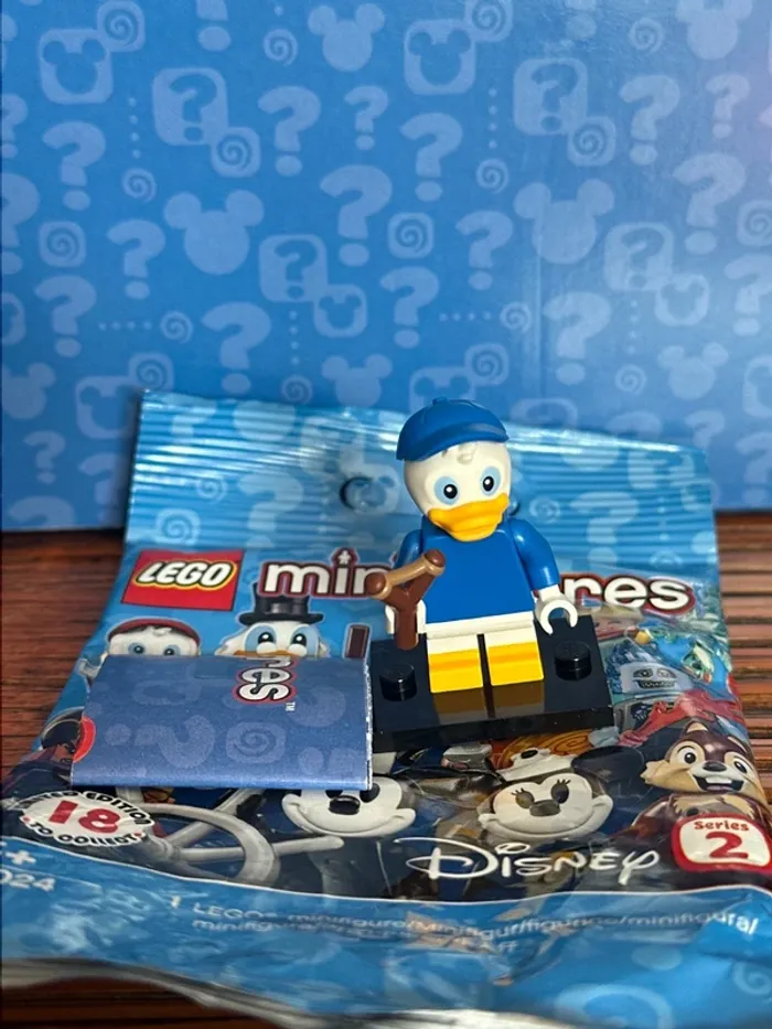 Figurine Lego Fifi, série 71024, Dewey Duck, Disney, Series 2