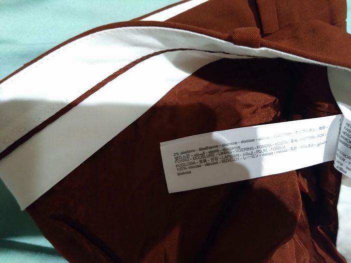 Pantalon rouge brique 44 - photo numéro 5