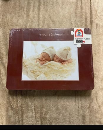 Puzzle Anne Geddes bébés 1000 pièces boîte métal  neuf