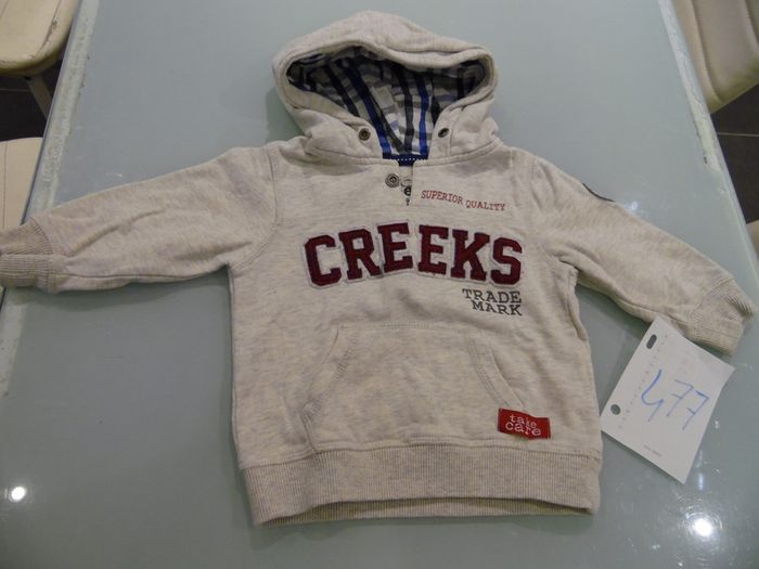 pull creeks a capuche 18 mois