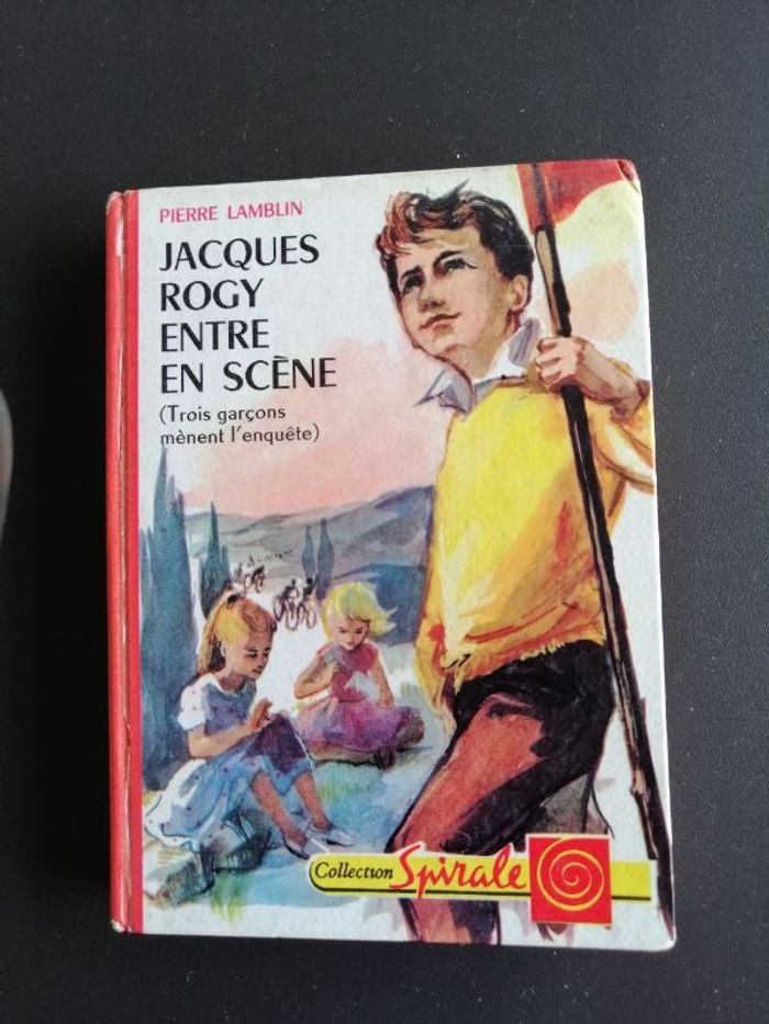 Livre collector Jacques Rogy entre en scène de Pierre Lamblin
